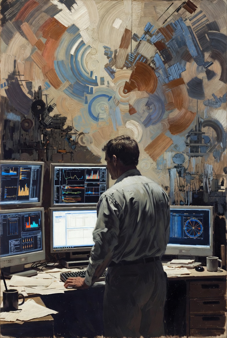 Field technician installing weather monitoring equipment